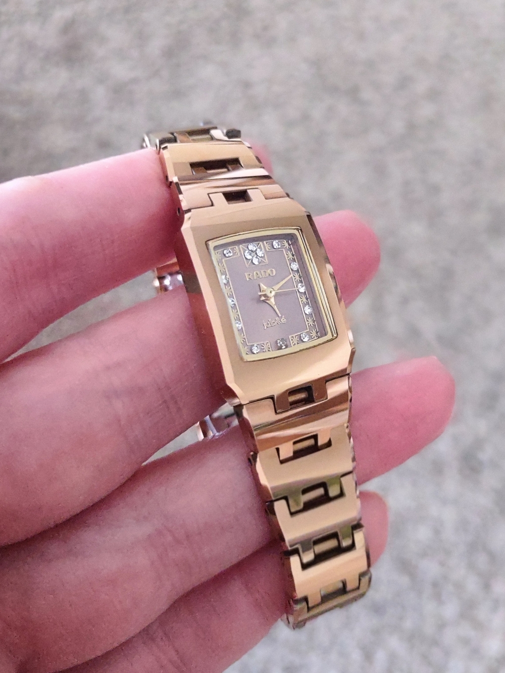 Vintage RADO Jubile High-tech Tungsten Scratchproof Waterproof Swiss Watch